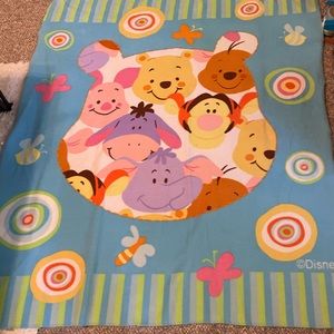 Winnie The Pooh & Friends Disney Fleece Blanket Throw 50 x 60